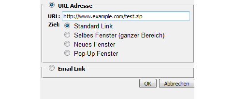 Link einfügen