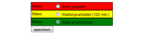 Öffentlichen Bereich sperren